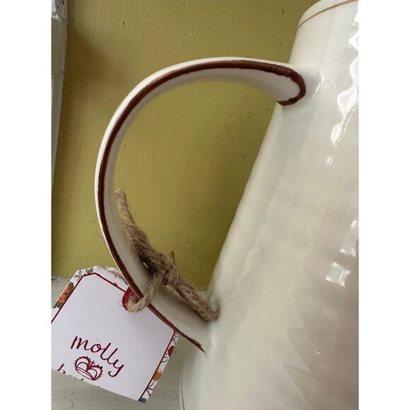 NWT Molly Hatch Pumpkin Harvest 56 Ounce Ceramic Pitcher - Picture 7 of 13